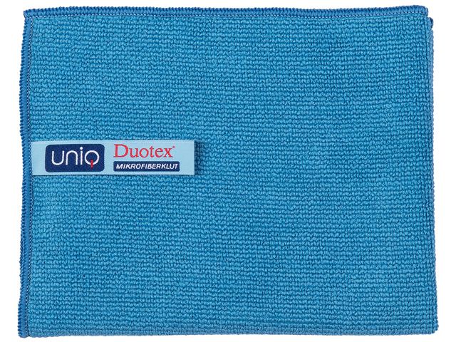 Klut UNIQ Duotex microfiber 30x35cm blå