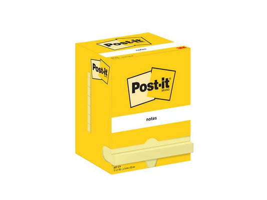 Notatblokk POST-IT 76x102 CY (12)