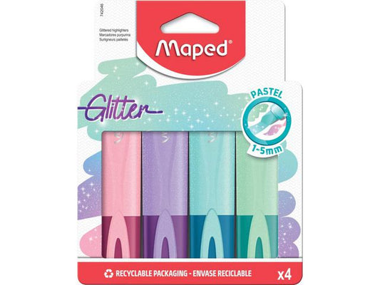 Highlighter MAPED glitter pastell (4)