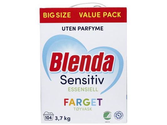 Tøyvask BLENDA Essensiell Farget 3,7kg