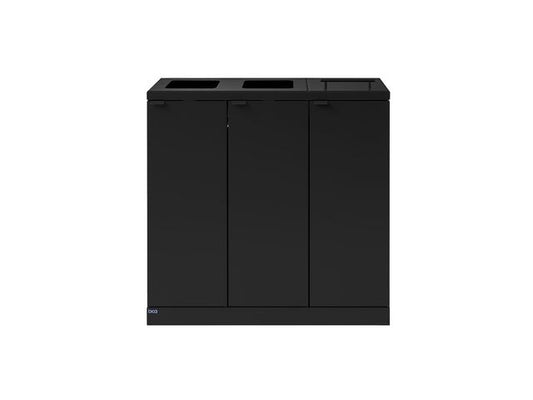 Avfallsbeholder BICA 873 3x65L Sort