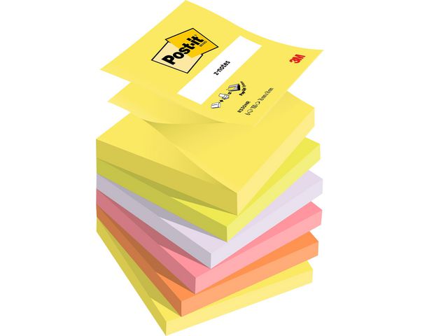 Notatblokk POST-IT ZN 76x76 neon (6)