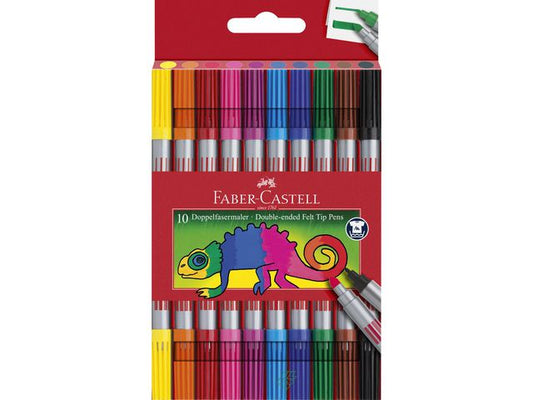 Tusj FABER CASTELL dobbel spiss (10)