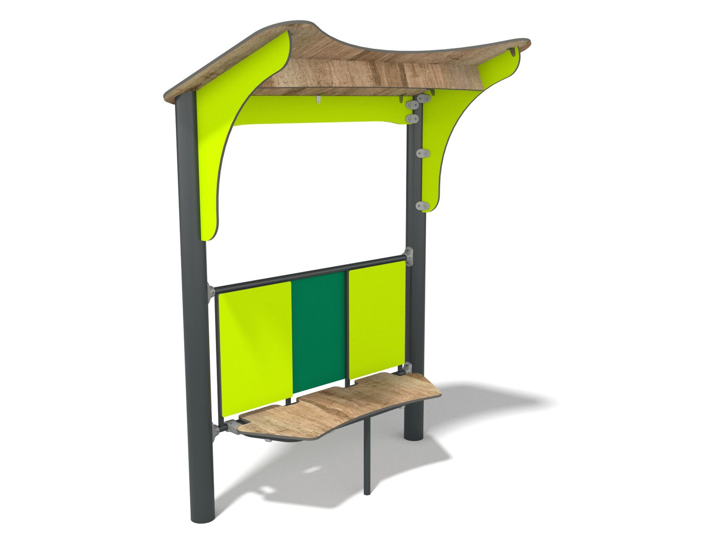 6082 - Urbaniq Benk med tak