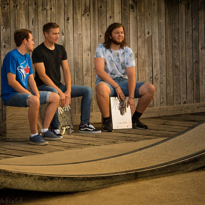 Cajon Drum Circle, utendørs trommesirkel (sett med 3)