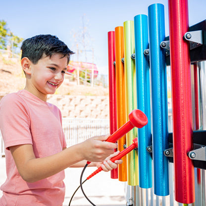 Rainbow Chimes, utendørs klokkespill