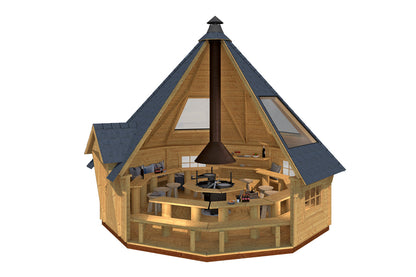 Grillhytte  25 m²