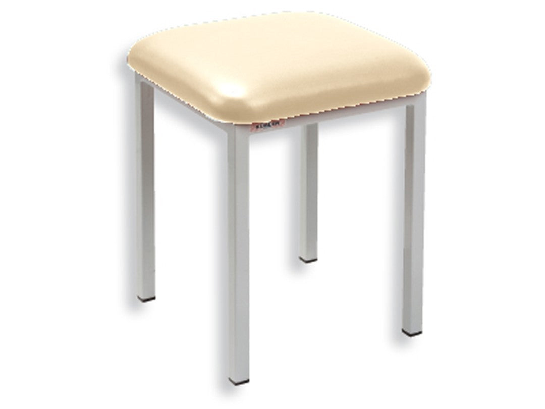 Krakk, polstret, kvadratisk Beige
