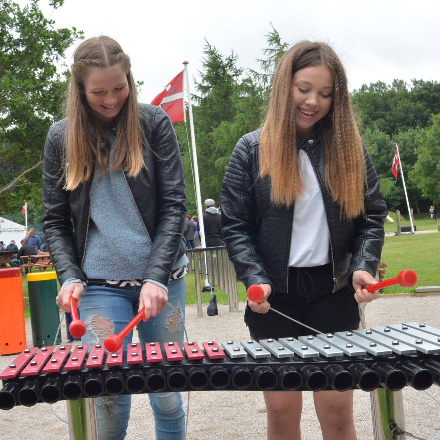 Duo utendørs xylofon