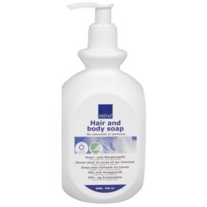 Shampo hår/body ABENA u/farg/parf 500 ml