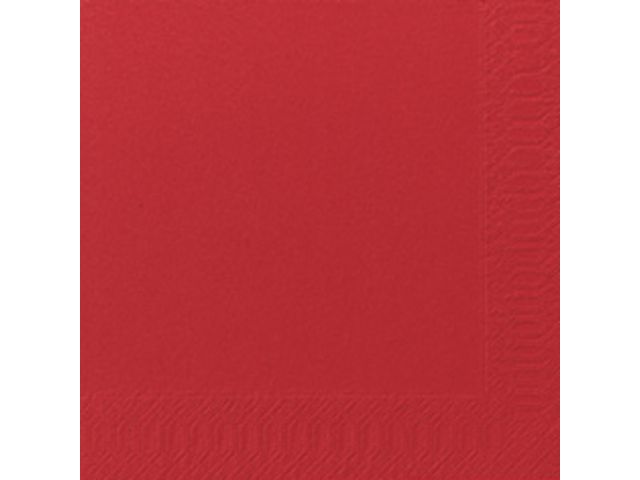 Serviett DUNI 3L 33cm rød (125)