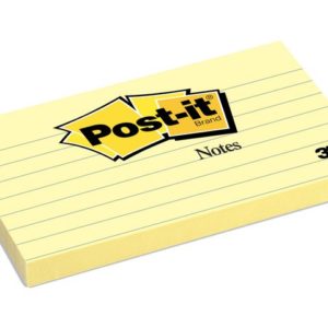 POST-IT notatblokk 76x127 635 linj gul