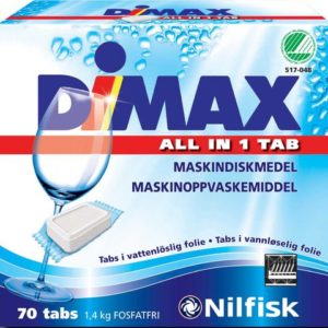 Maskinoppvask DIMAX tabletter (70)