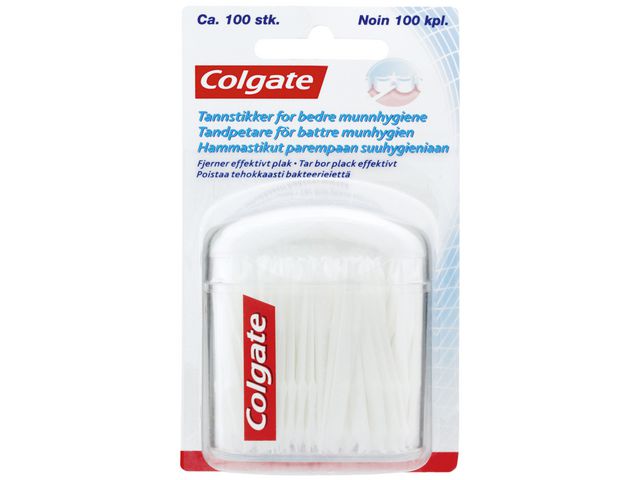 Tannstikker COLGATE plast (100)
