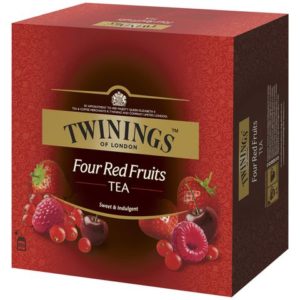 Te TWININGS Fire røde frukter (100)
