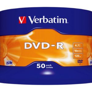 DVD-R VERBATIM 4.7GB 16X Spindle (50)