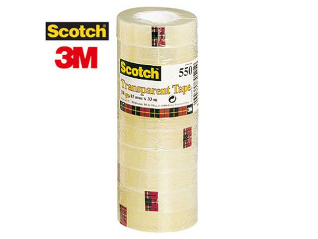 Tape SCOTCH 550 15mmx33m transparent