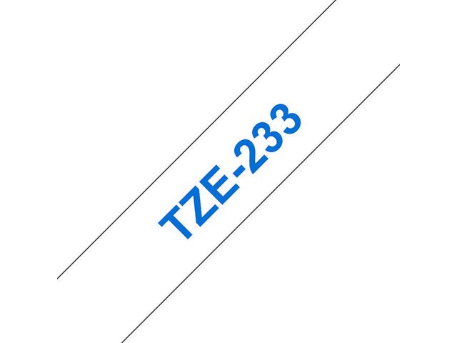 Tape BROTHER TZe-233 12mmx8m blå/hvit