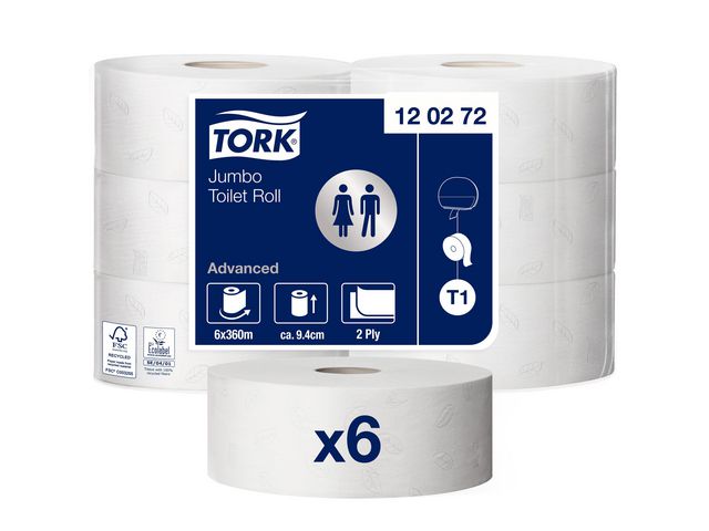 Toalettpapir TORK Advance 2L T1 360m