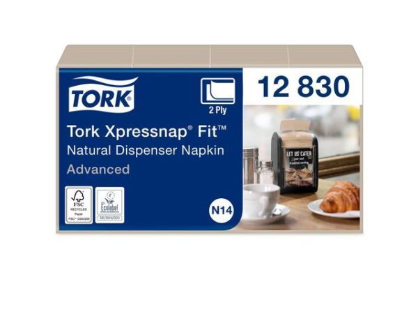 Dispenserserviett TORK N14 2L natur(720