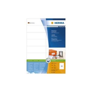 Etikett HERMA premium A4 105x37mm (1600