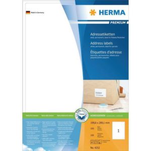 Etikett HERMA adr A4 199